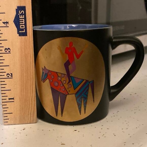 Laurel Burch Coffee Mug Free Spirit Dancing In The Autumn Moon 1992 Vintage used - Picture 9 of 9